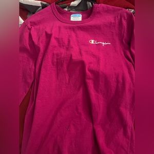 pink champion long sleeve